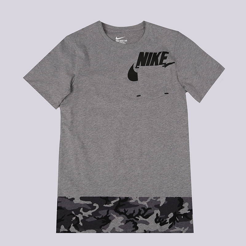 мужская серая футболка Nike Tee-Bonded Futura 685393-091 - цена, описание, фото 1